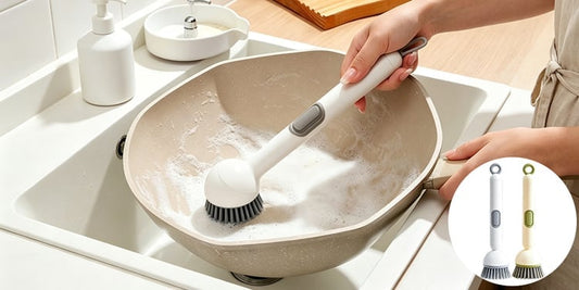 Long-Handle Rotary Scrubber