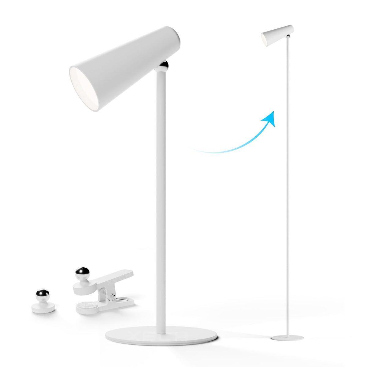 5-in-1 Smart LED Study Lamp | Desk & Floor Lighting