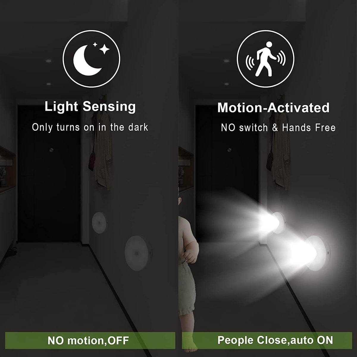 Rechargeable Motion Sensor LED Night Light
