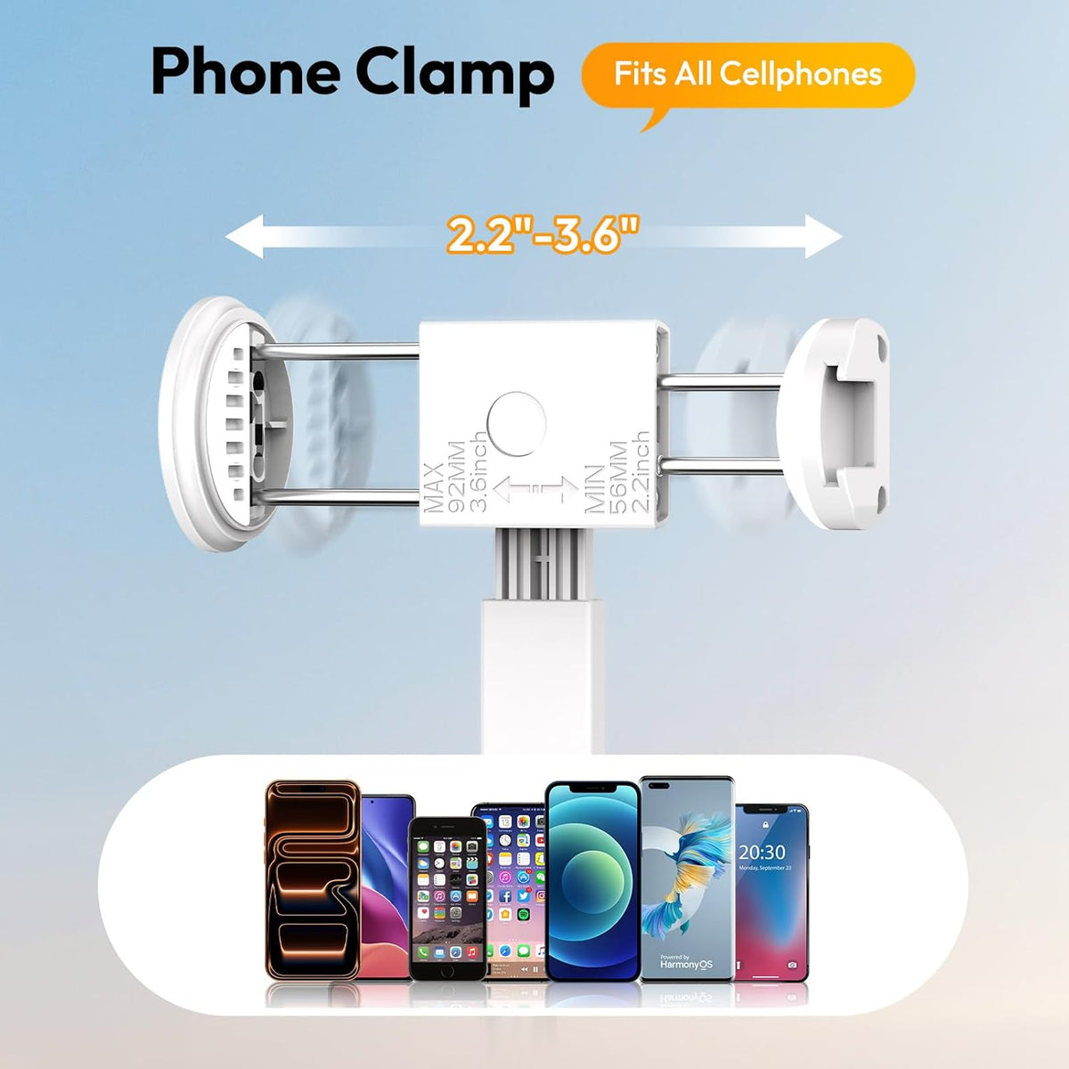 Automatic Selfie Stick Tripod 60" with Wireless Remote | Adjustable Phone Stand for Selfie, Vlogging, Reels & Travel
