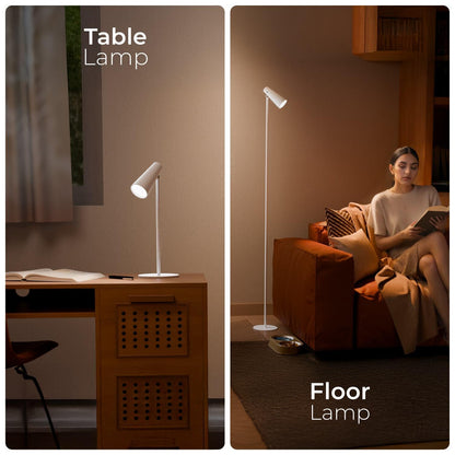 5-in-1 Smart LED Study Lamp | Desk & Floor Lighting