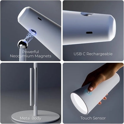 5-in-1 Smart LED Study Lamp | Desk & Floor Lighting