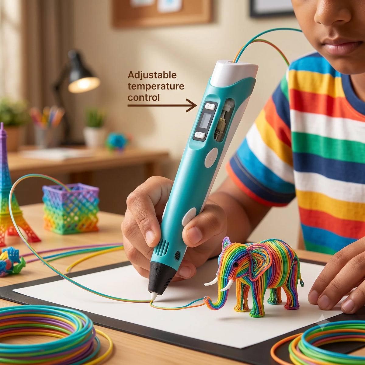 LittleCraft™ - 3D Pen | Easy Loading | Comfy Grip |  LCD Display